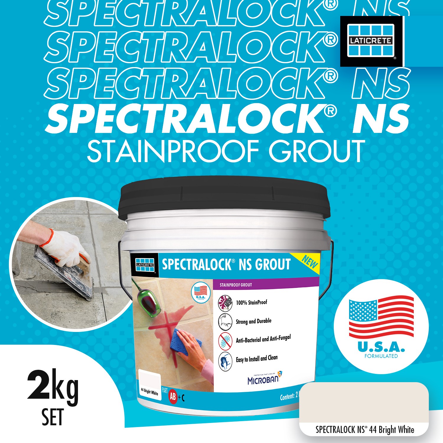 LATICRETE® SPECTRALOCK® NS Grout (2kg)