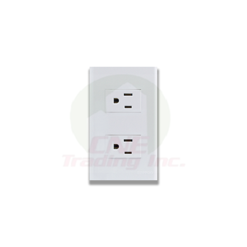 eOppo Wide Series 2-Gang Convenience Outlet