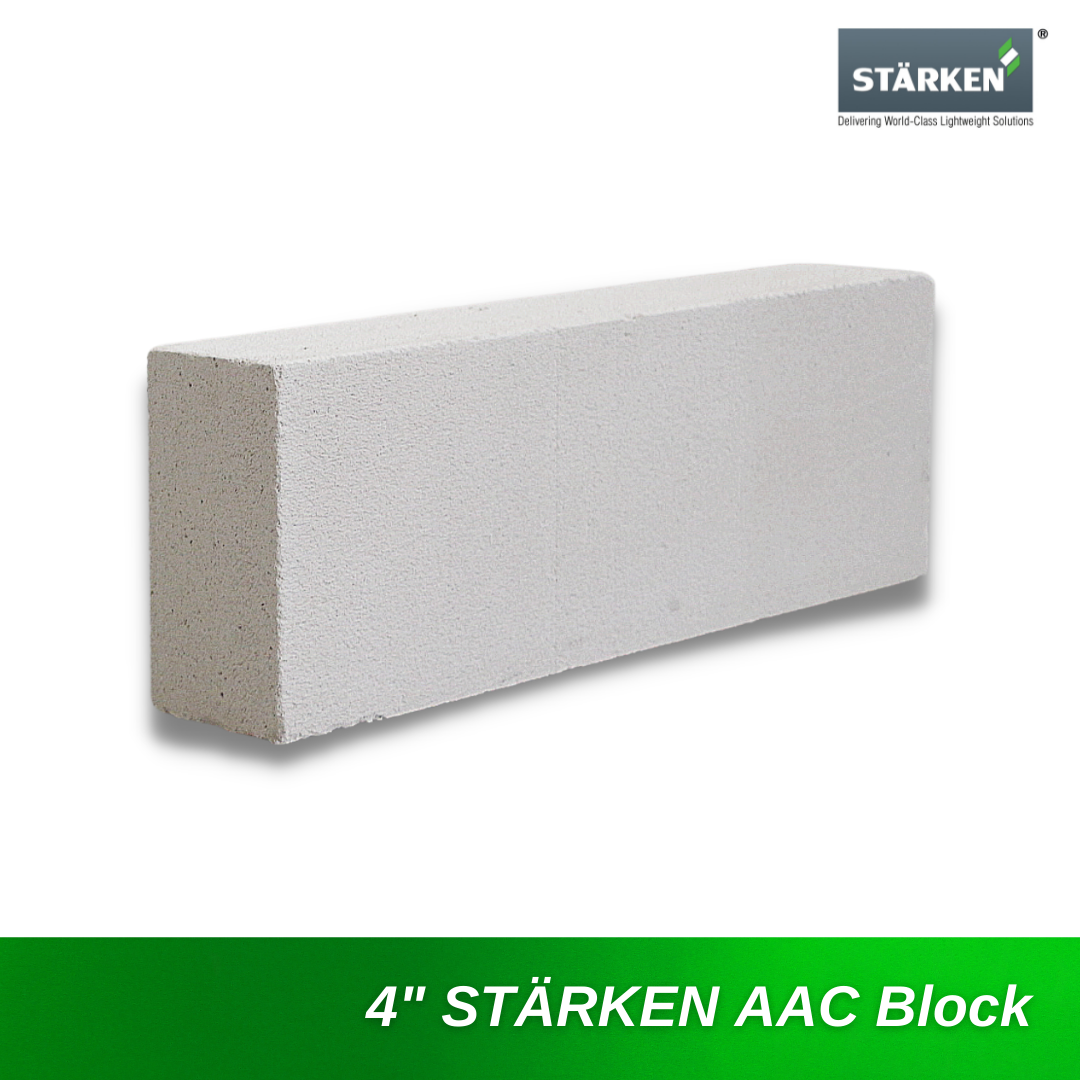 4" STÄRKEN AAC Block