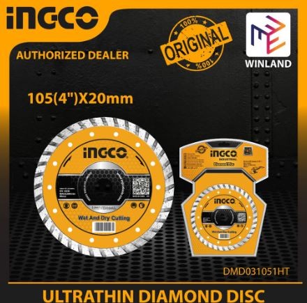 Ingco Ultra-thin Diamond Disc 4" DMD031051HT